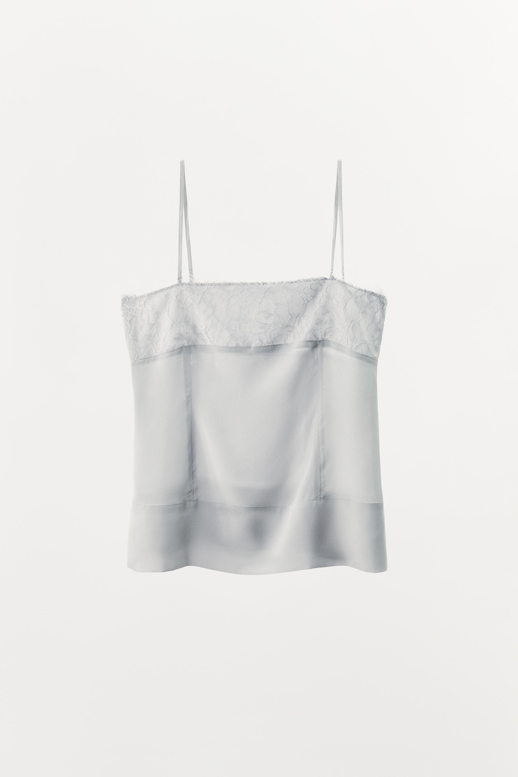 TOP GEORGETTE DENTELLE